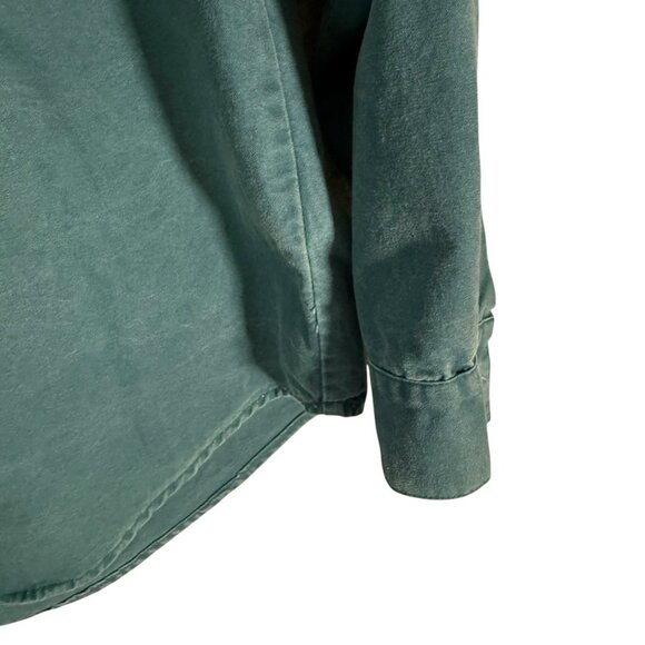 Australian Outback Collection Button Up Shirt Teal Western Thick 100% Cotton L - Picture 7 of 10